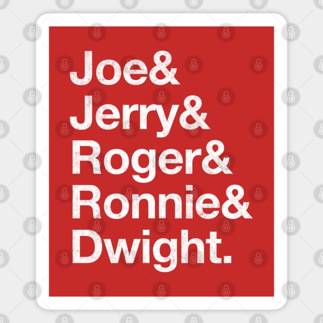 49ers legends of the 80’s Magnet by BodinStreet